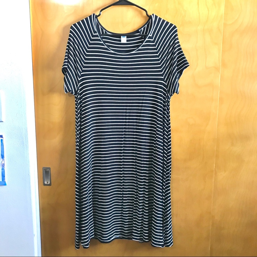 Striped T-Shirt Dress